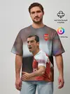 Мужская футболка оверсайз / H. Mkhitaryan | Arsenal