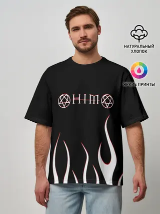 Мужская футболка оверсайз / HIM.
