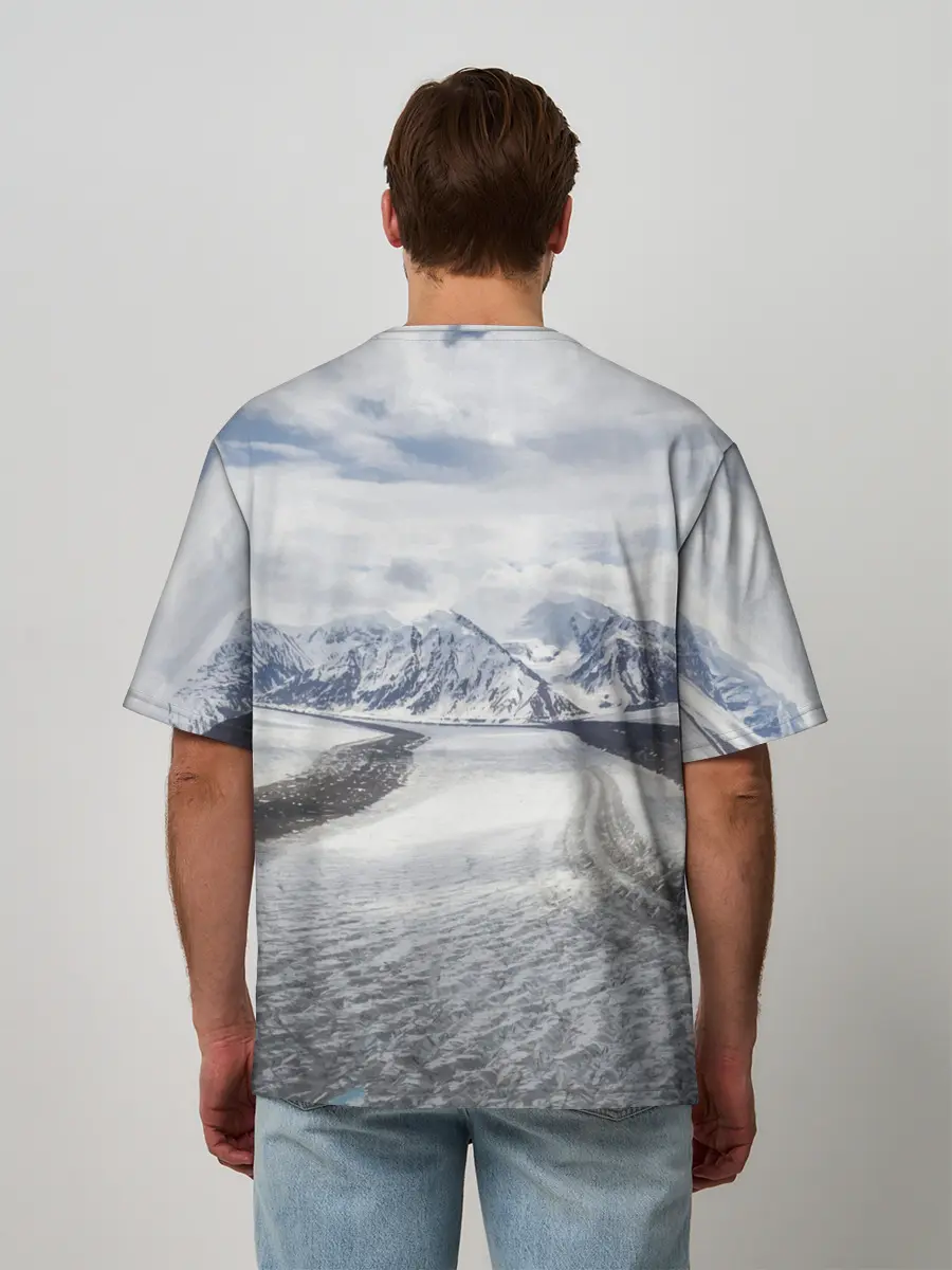 Мужская футболка оверсайз / BMW