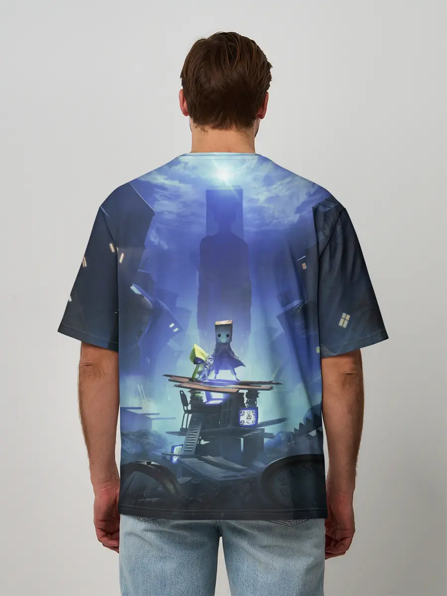 Мужская футболка оверсайз / Little Nightmares 2