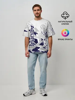 Мужская футболка оверсайз / Acura