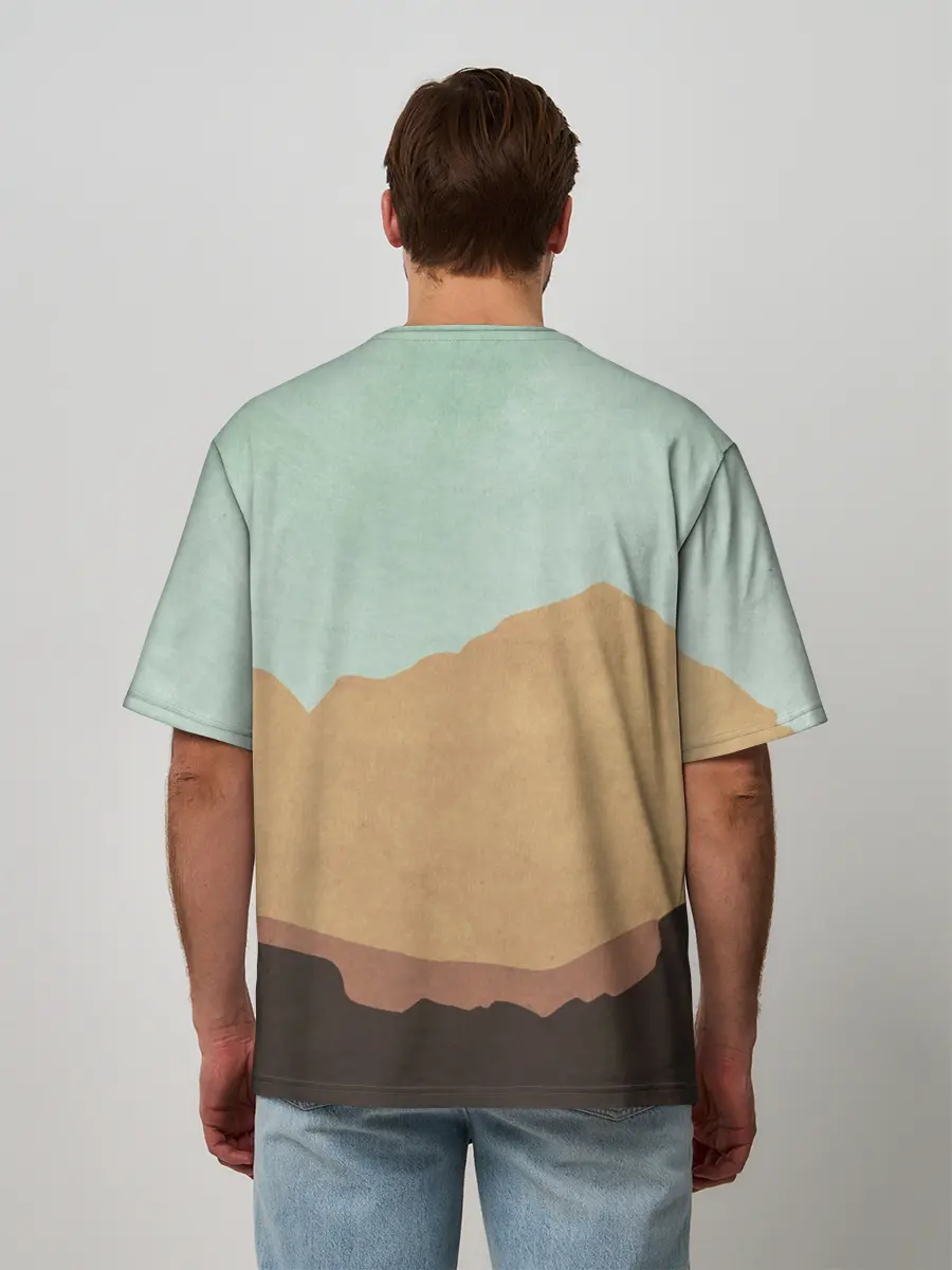 Мужская футболка оверсайз / Rust