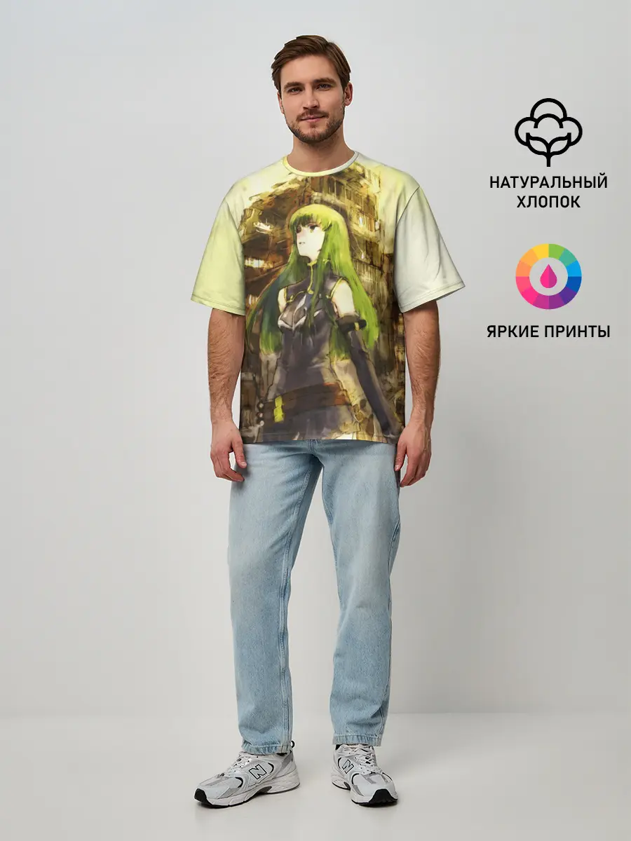Мужская футболка оверсайз / Code Geass art