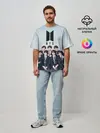 Мужская футболка оверсайз / BTS