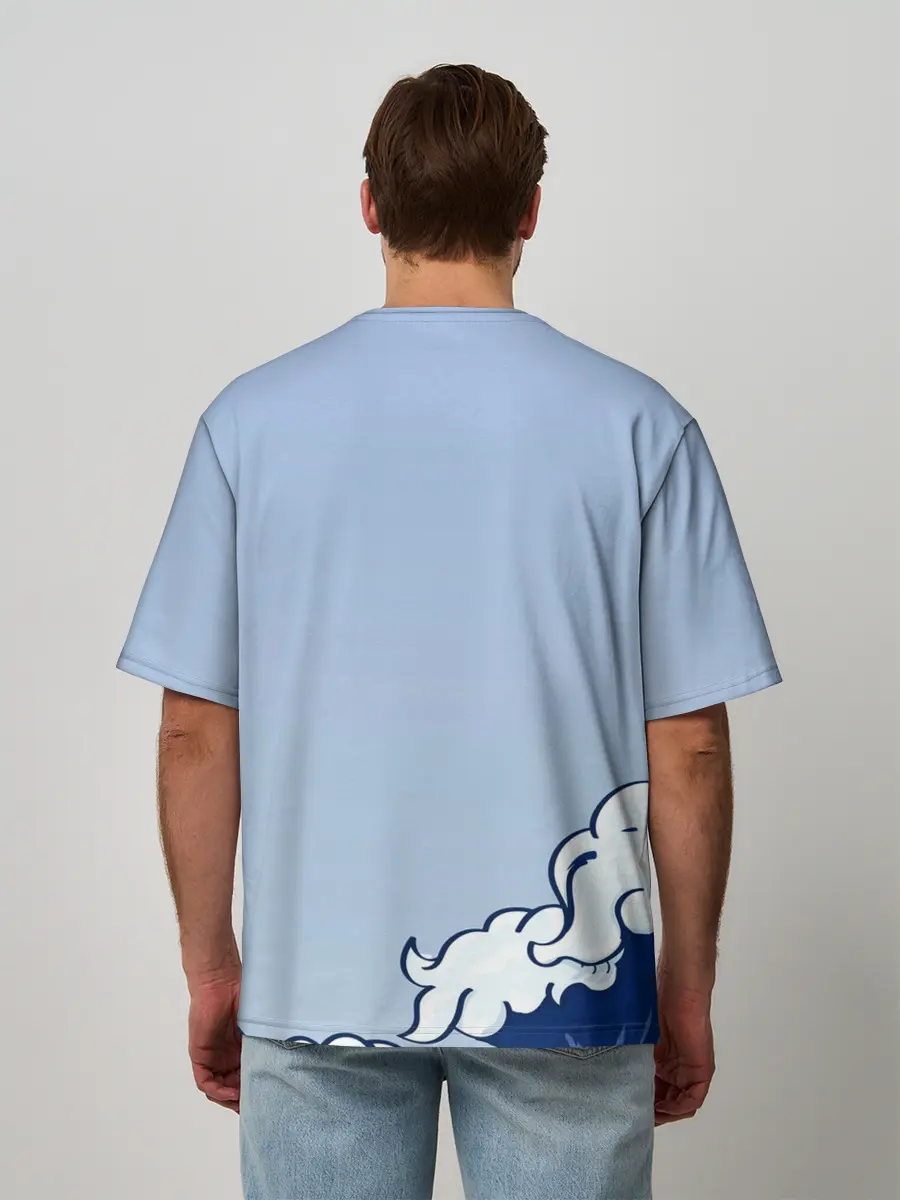 Мужская футболка оверсайз / Маски из Клинок, рассекающий демонов