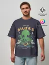 Мужская футболка оверсайз / Cthulhu. Good Luck