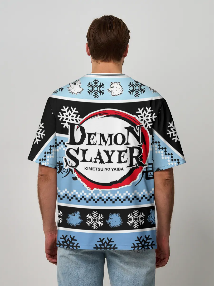 Мужская футболка оверсайз / ИНОСКЕ ХАШИБИРА