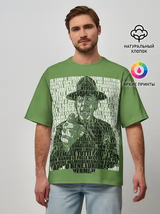 Мужская футболка оверсайз / Sergente Maggiore Hartman