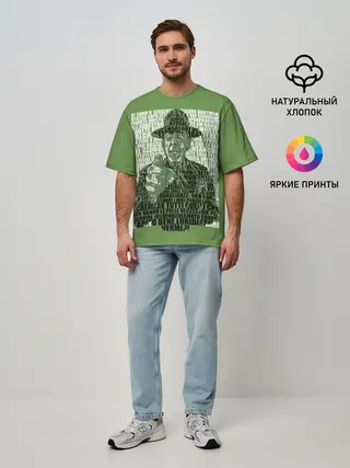 Мужская футболка оверсайз / Sergente Maggiore Hartman