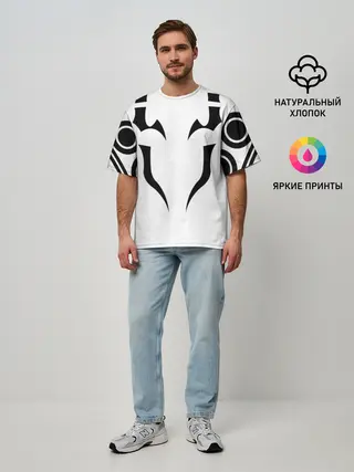 Мужская футболка оверсайз / ИТАДОРИ ТАТУ JUJUTSU KAISEN