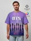 Мужская футболка оверсайз / BTS