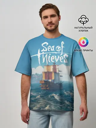 Мужская футболка оверсайз / Sea of Thieves