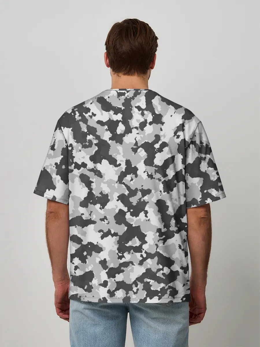 Мужская футболка оверсайз / Хэдшoт-CS:GO