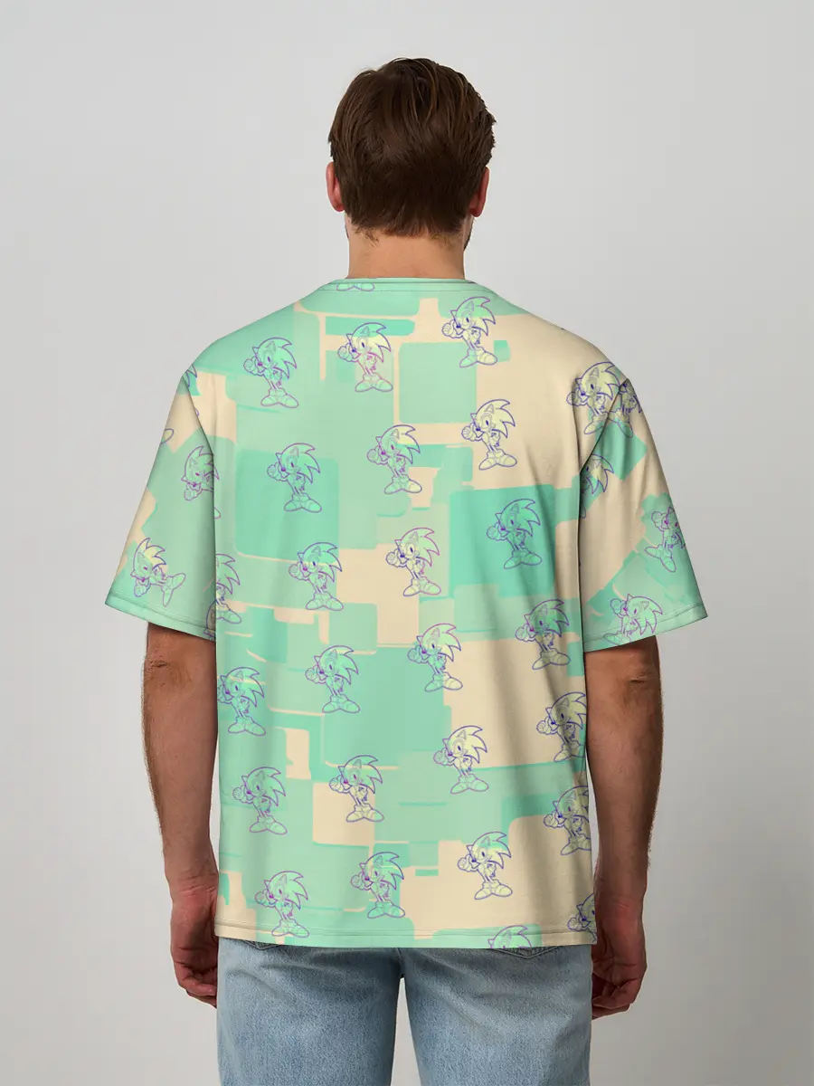 Мужская футболка оверсайз / sonik