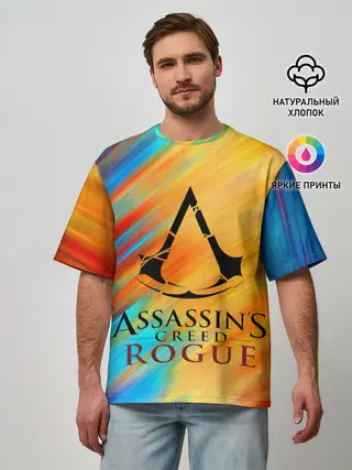 Мужская футболка оверсайз / assassins