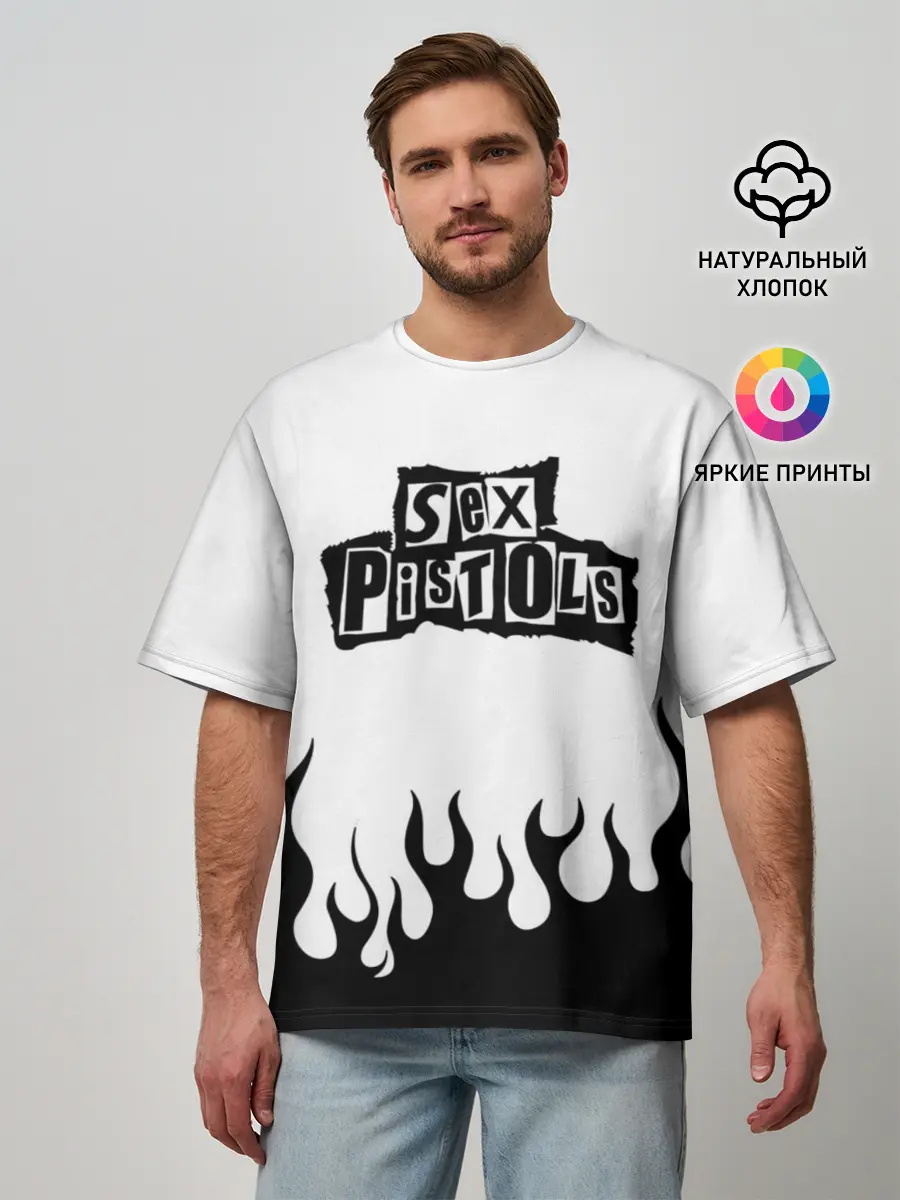 Мужская футболка оверсайз / Sex Pistols