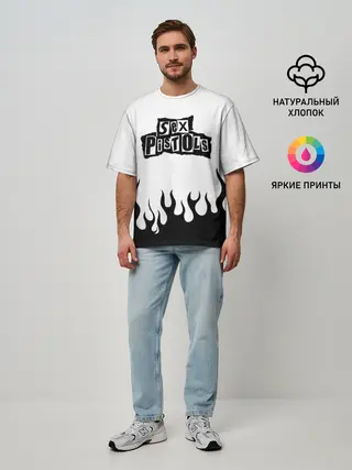 Мужская футболка оверсайз / Sex Pistols