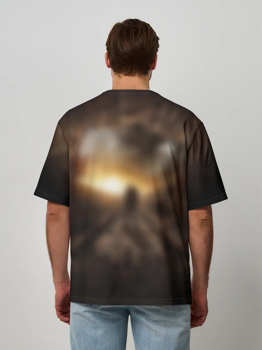 Мужская футболка оверсайз / METRO EXODUS | МЕТРО ИСХОД