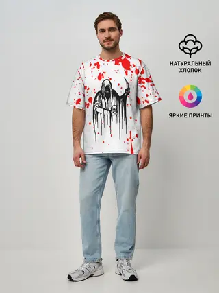 Мужская футболка оверсайз / GHOSTEMANE