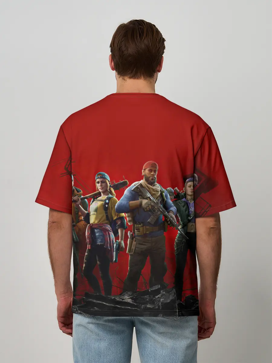 Мужская футболка оверсайз / ПАБГ КОРОЛЕВСКАЯ БИТВА / PUBG