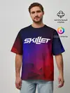 Мужская футболка оверсайз / Skillet | Скиллет