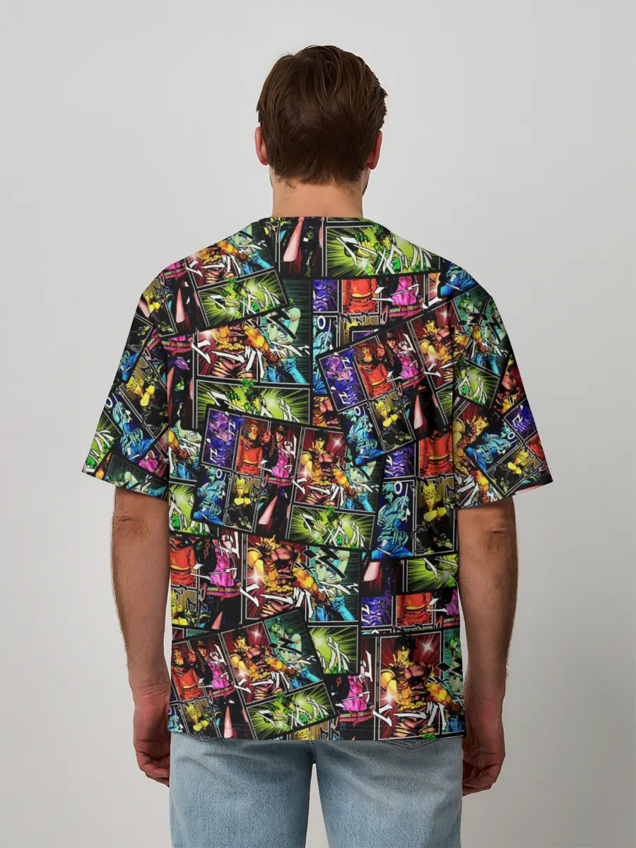 Мужская футболка оверсайз / JoJo Bizarre Adventure