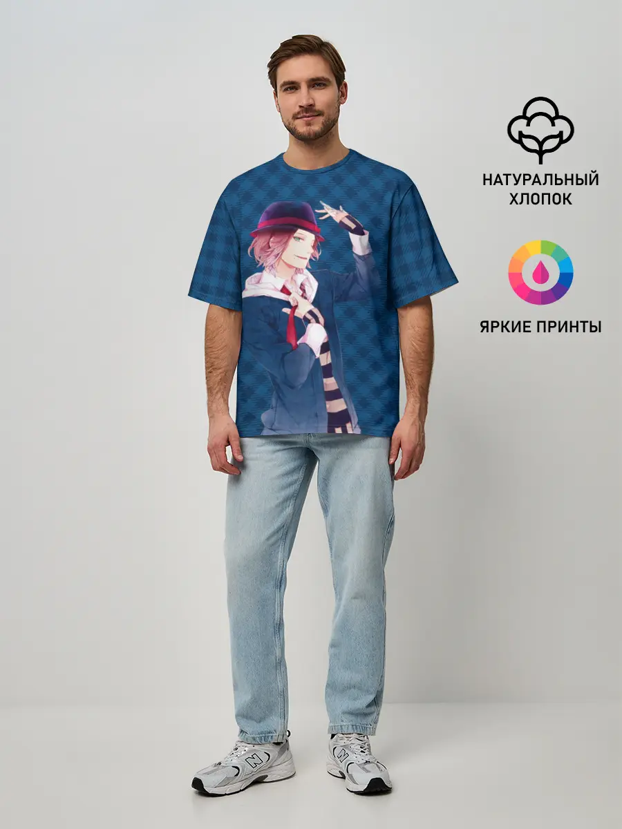 Мужская футболка оверсайз / Чуя Накахара