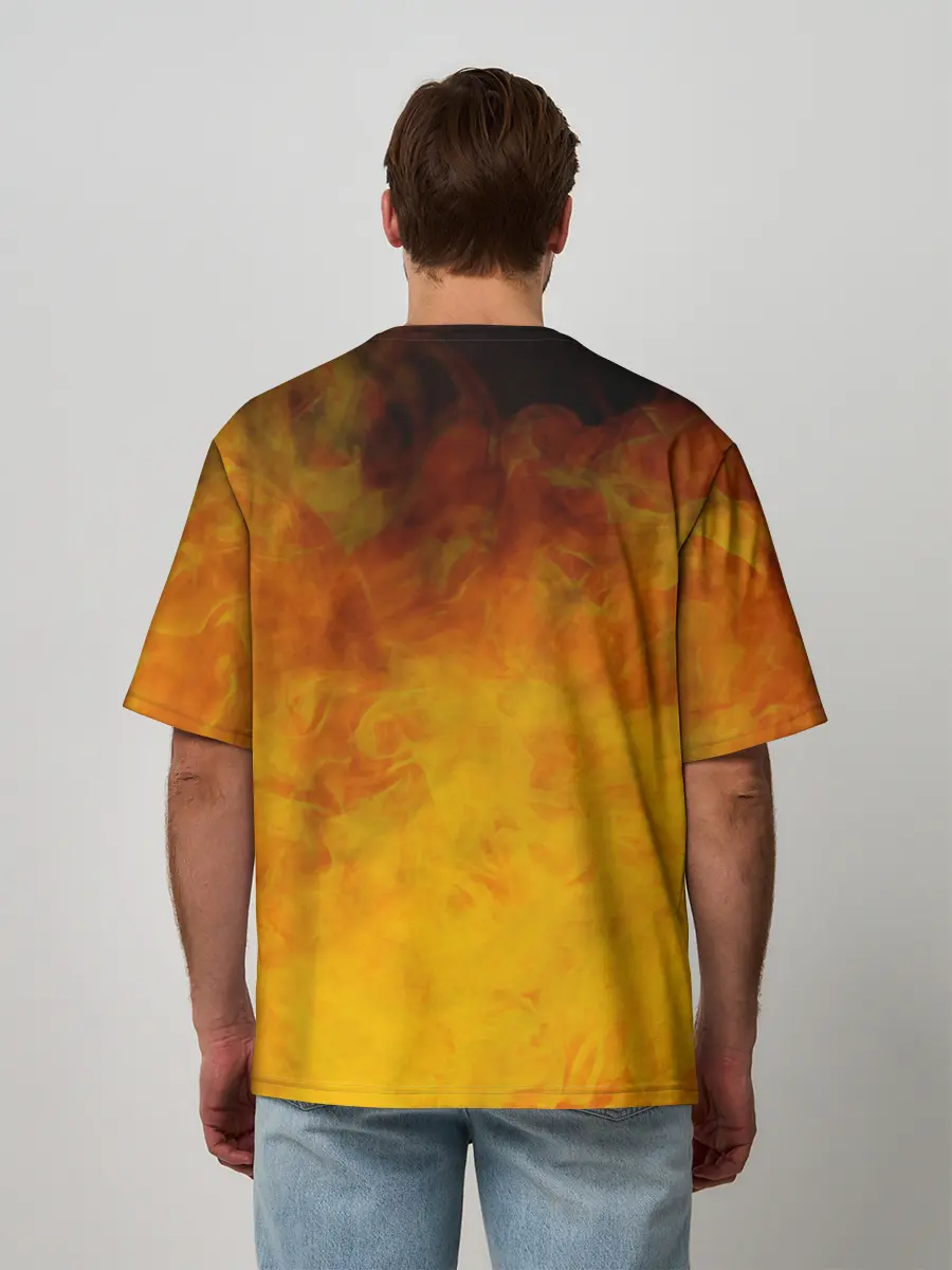 Мужская футболка оверсайз / CS GO SWAT | КС ГО