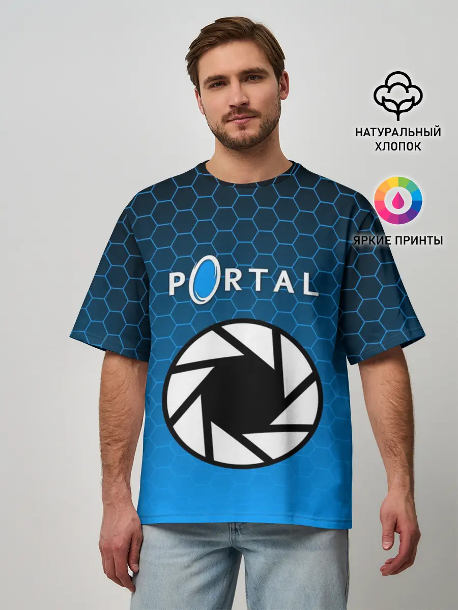 Мужская футболка оверсайз / PORTAL