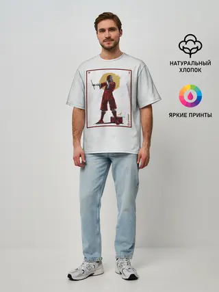 Мужская футболка оверсайз / SLIPKNOT | Jay Weinberg