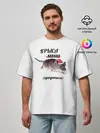 Мужская футболка оверсайз / Крыса
