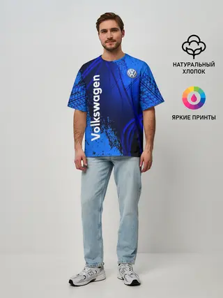 Мужская футболка оверсайз / Volkswagen