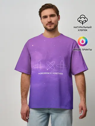Мужская футболка оверсайз / TOMORROW X TOGETHER