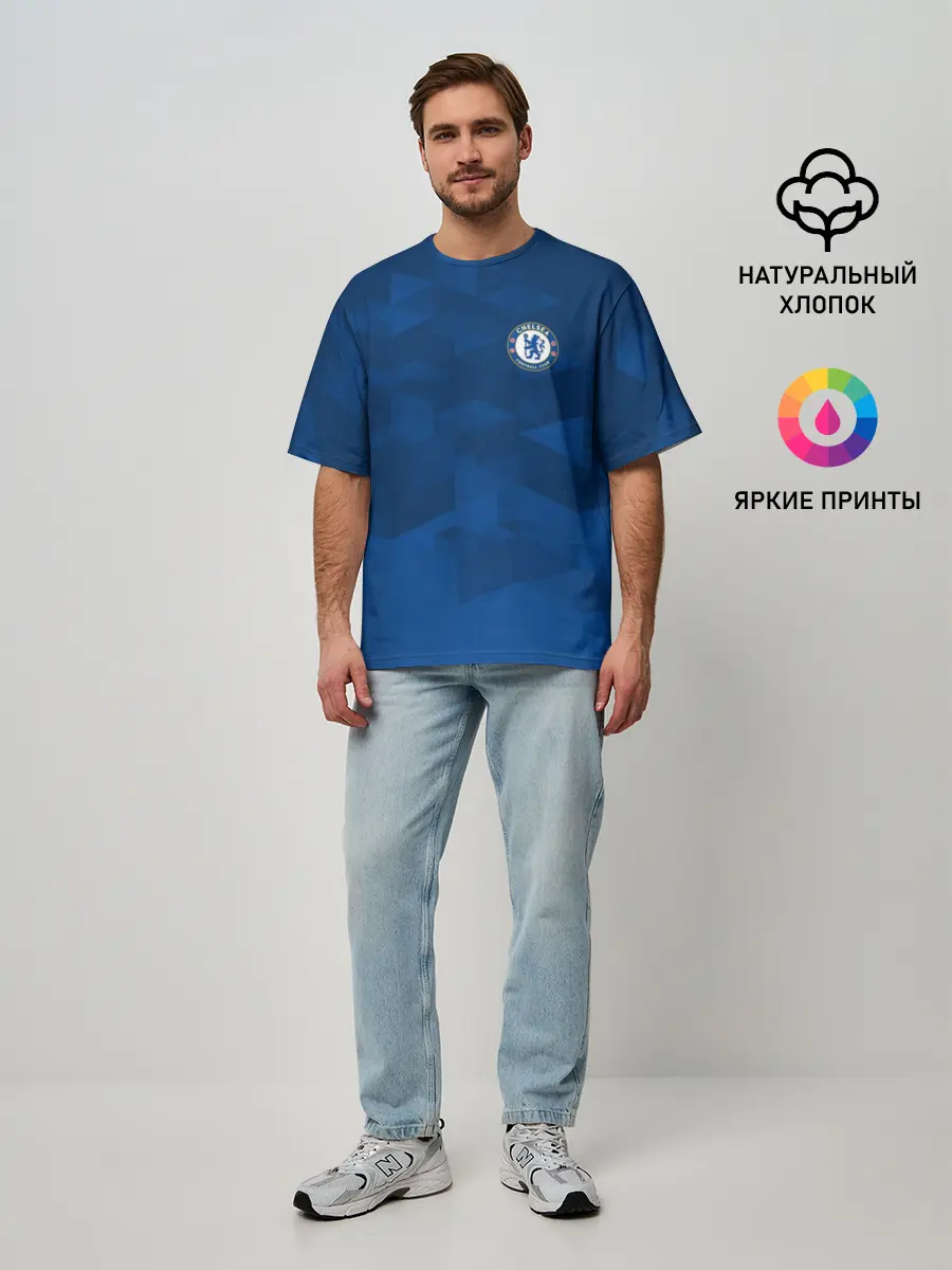 Мужская футболка оверсайз / CHELSEA SPORT