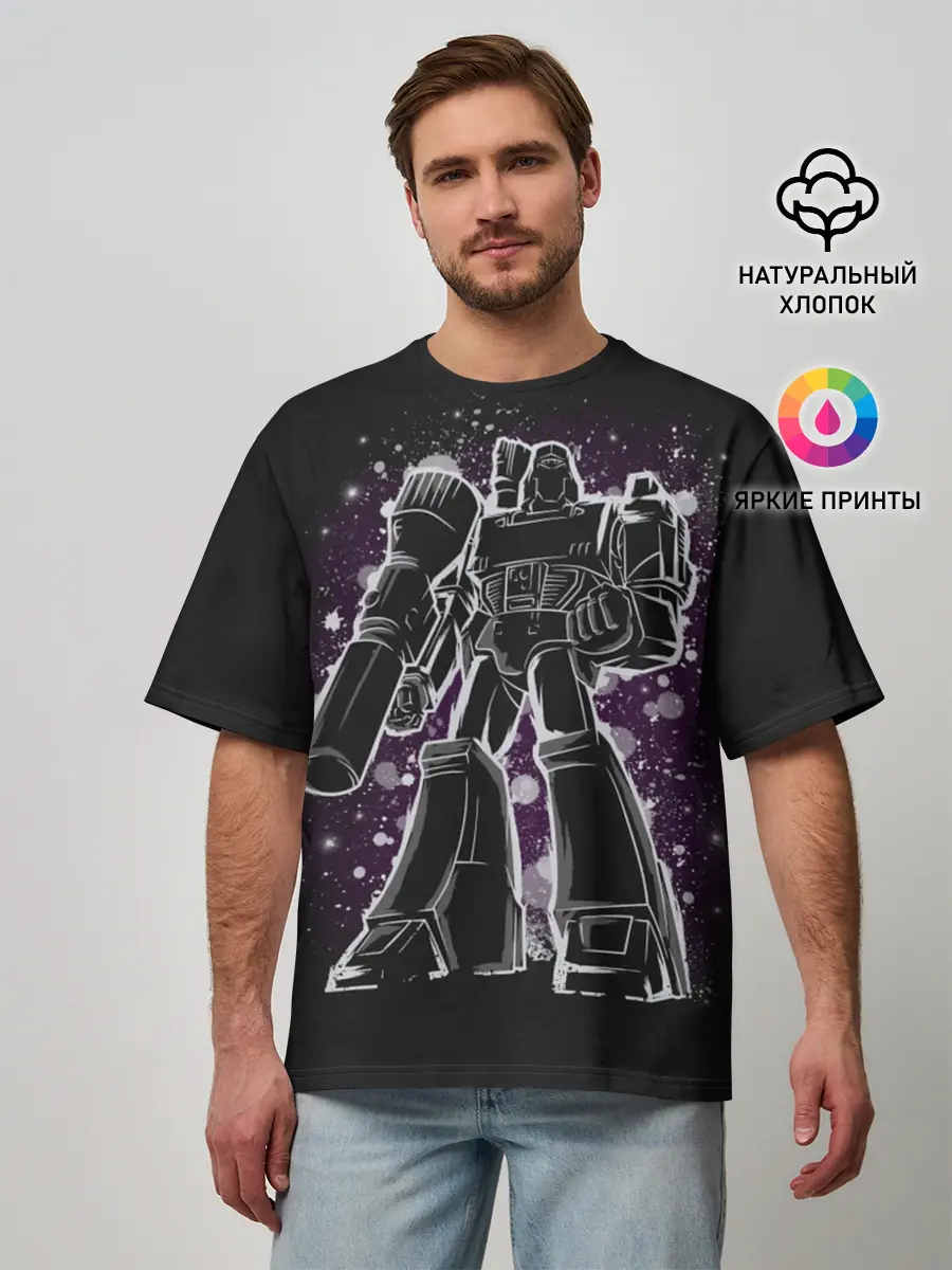 Мужская футболка оверсайз / Трансформеры