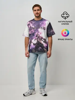 Мужская футболка оверсайз / Darksiders 2