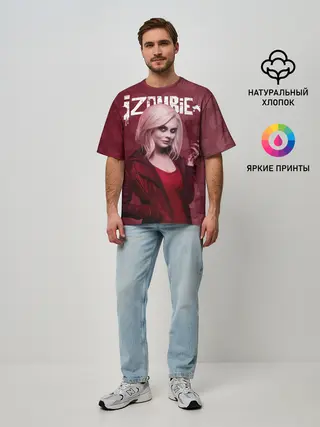 Мужская футболка оверсайз / i-ZOMBIE