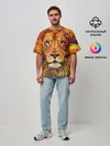 Мужская футболка оверсайз / LION