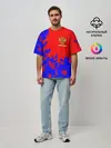 Мужская футболка оверсайз / РОССИЯ / RUSSIA