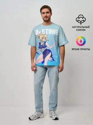 Мужская футболка оверсайз / Kohaku