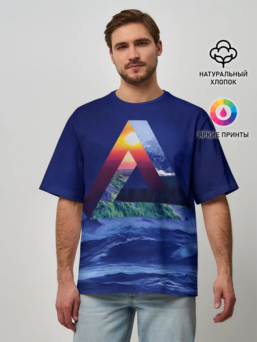 Мужская футболка оверсайз / TWISTED REALITY