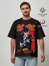 Мужская футболка оверсайз / ARE YOU REDY? AC/DC