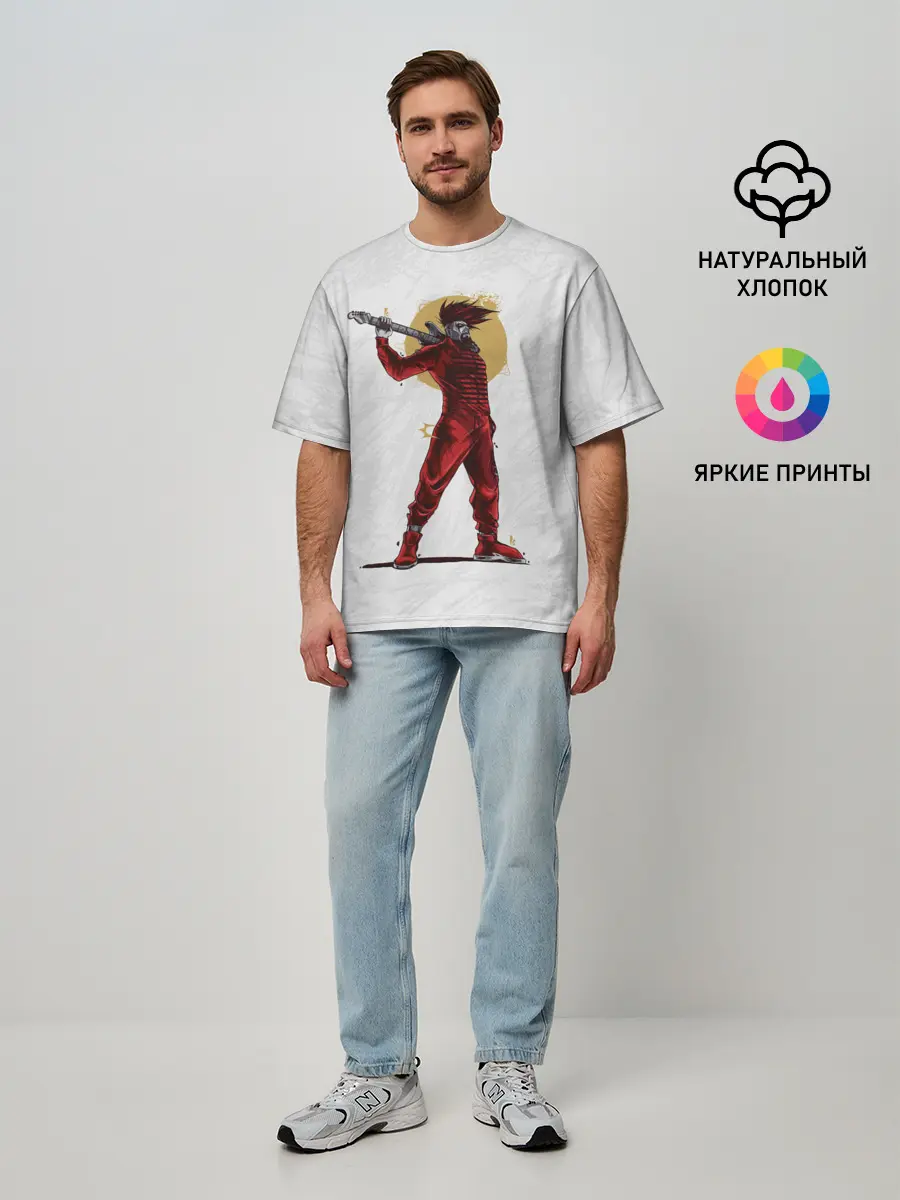 Мужская футболка оверсайз / MICK THOMSON | SLIPKNOT | СЛИПКНОТ