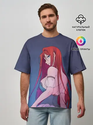 Мужская футболка оверсайз / Манхва Моя Ведьма