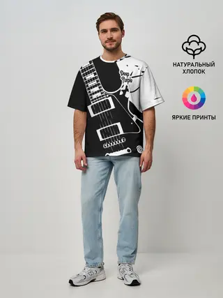 Мужская футболка оверсайз / Deep Purple