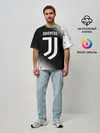 Мужская футболка оверсайз / JUVENTUS / ЮВЕНТУС
