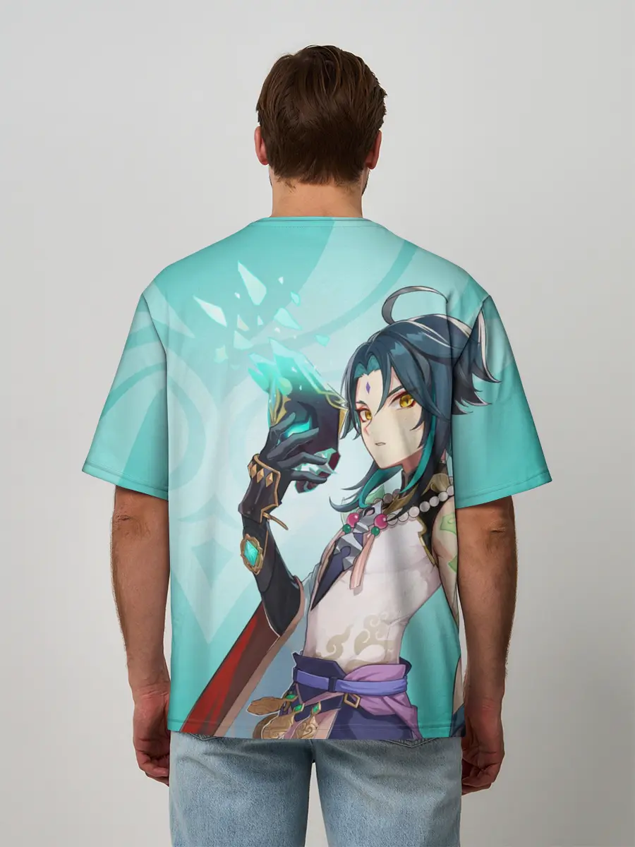 Мужская футболка оверсайз / GENSHIN IMPACT, СЯО