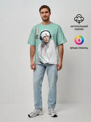 Мужская футболка оверсайз / BILLIE EILISH