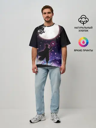 Мужская футболка оверсайз / Шинобу Кочо Клинок демонов