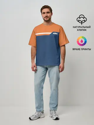 Мужская футболка оверсайз / KTM | КТМ